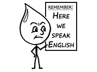 Remember, Here we speak English